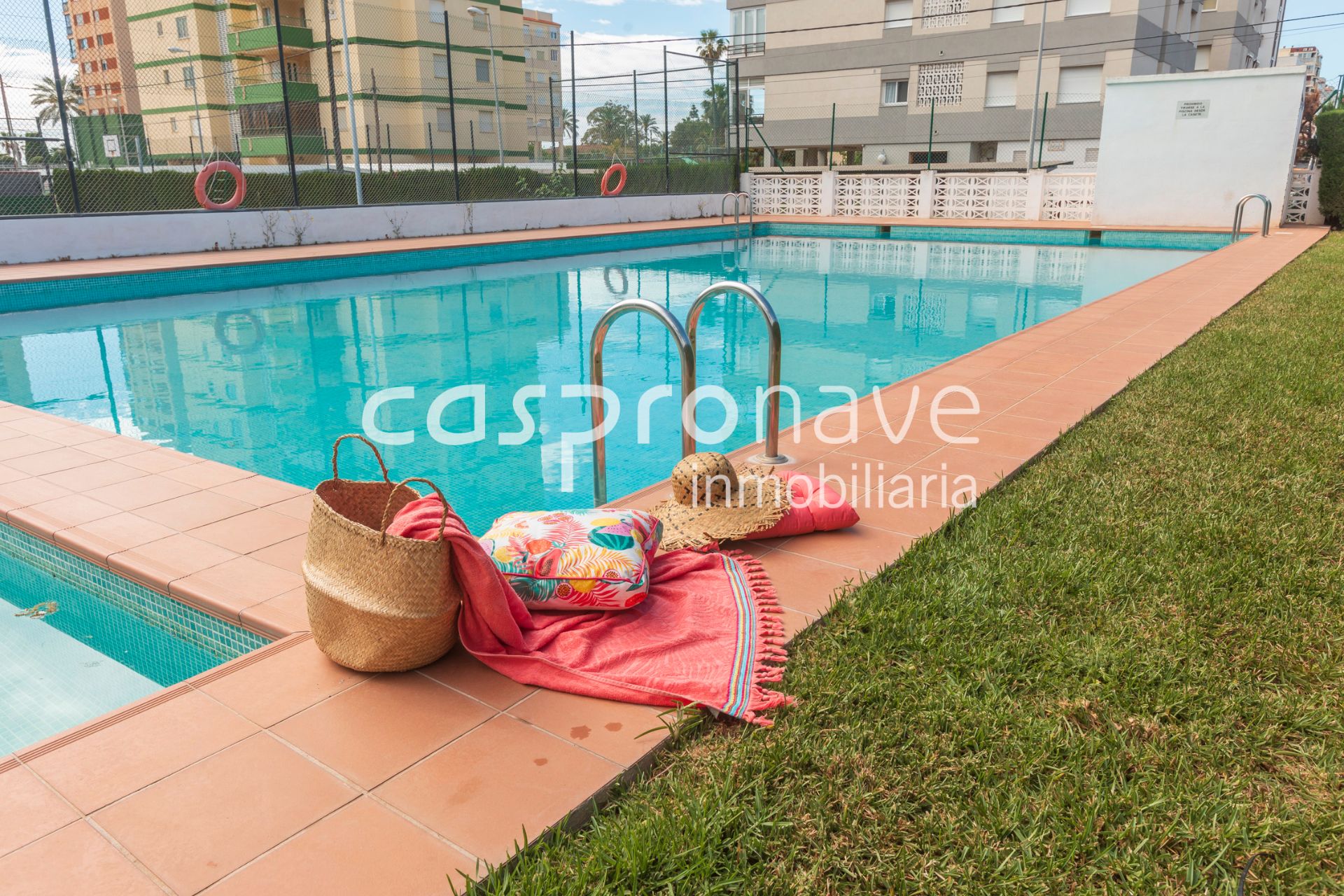Swimming pool of Apartment for sale in Benicasim / Benicàssim  with Private garden, Terrace and Community pool
