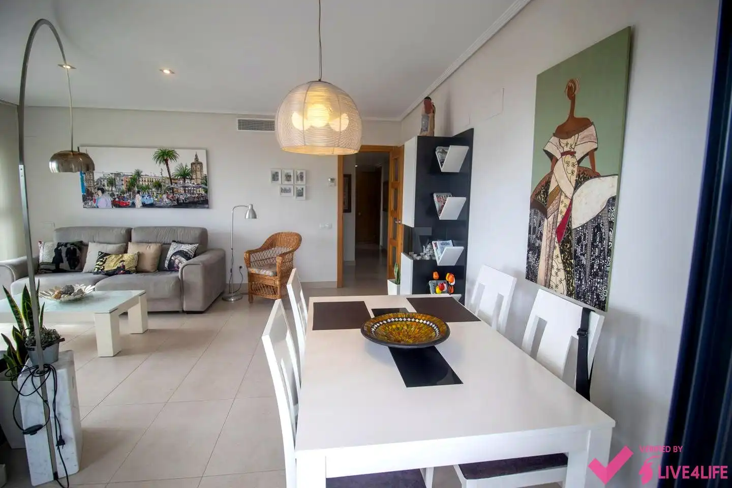 Esszimmer von Wohnung zur Miete in Alboraya mit Klimaanlage, Terrasse und Möbliert