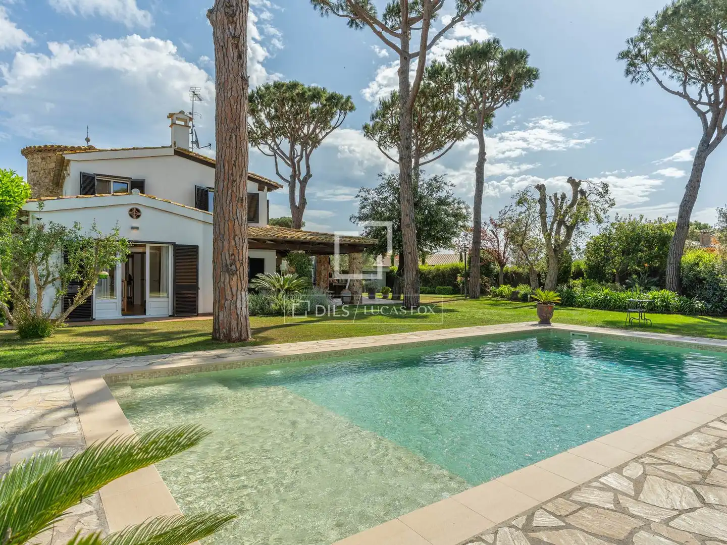 Jardín de Casa o chalet en venta en Mont-ras con Aire acondicionado, Calefacción y Jardín privado