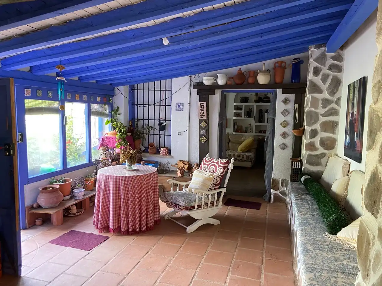 Terraza de Casa o chalet en venta en Corral de Calatrava con Aire acondicionado, Calefacción y Jardín privado