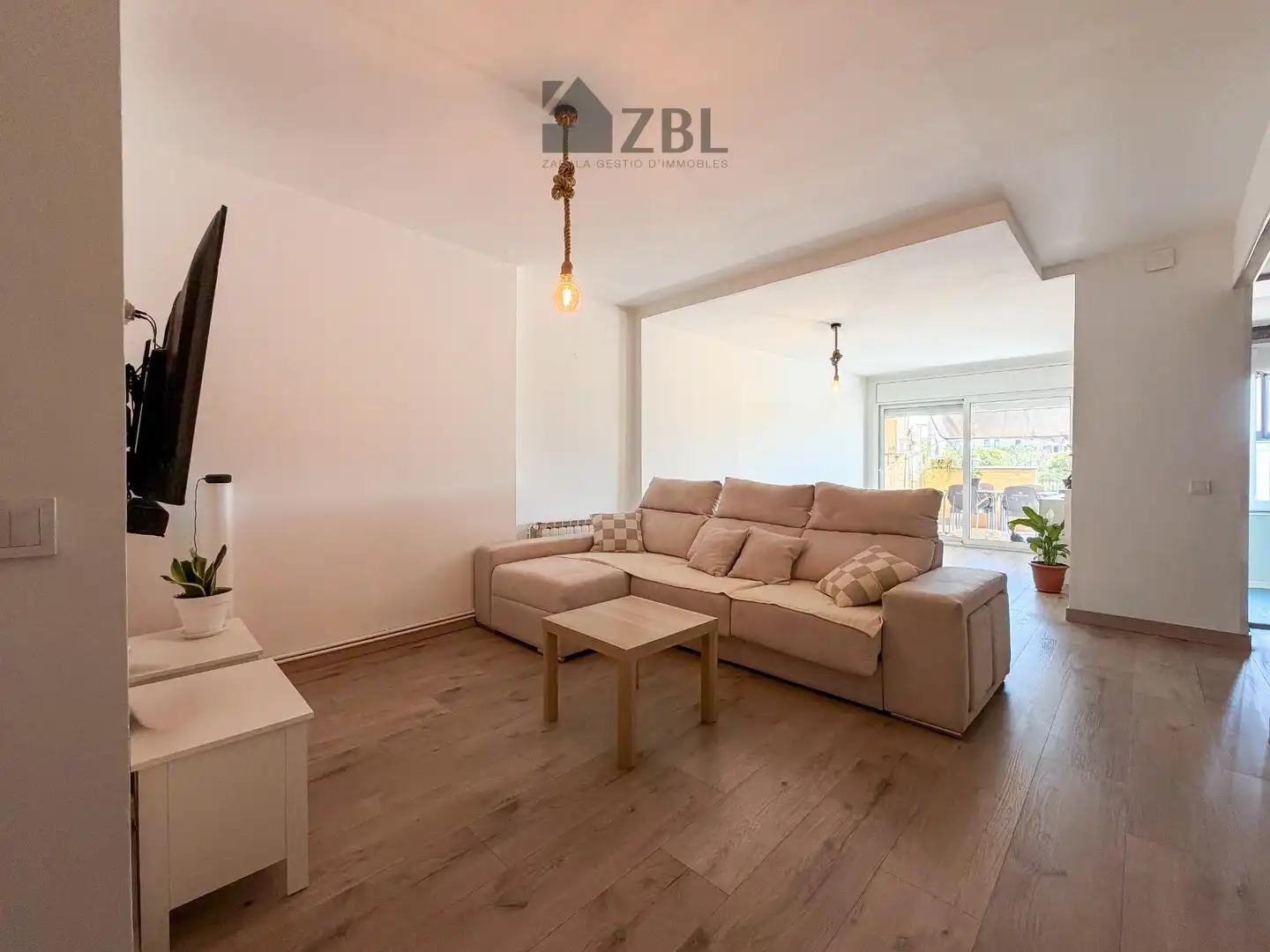 Wohnzimmer von Wohnung zum Verkauf in Santpedor mit Heizung, Terrasse und Balkon