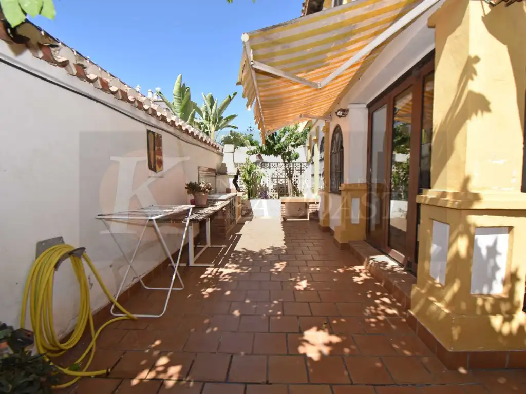Terraza de Casa adosada en venta en Fuengirola con Aire acondicionado, Jardín privado y Terraza