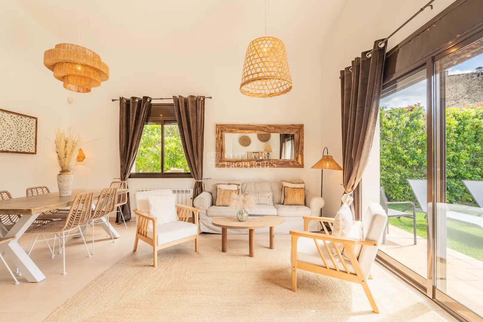 Living room of Houses for sale in Madremanya  with Air Conditioner, Heating and Terrace