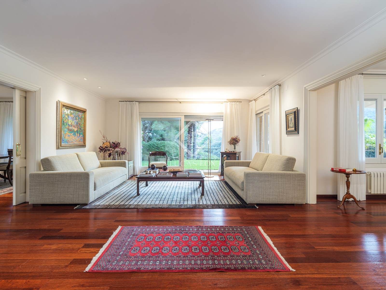 Sala d'estar de Casa o xalet en venda en Premià de Dalt amb Aire condicionat, Calefacció i Jardí privat