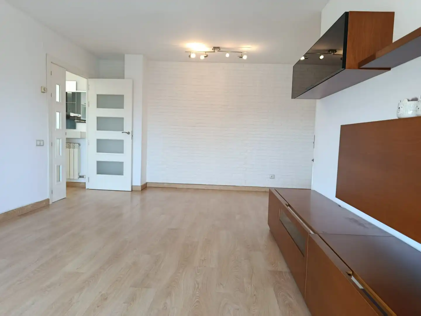 Sala de estar de Piso en venta en Badalona con Aire acondicionado, Calefacción y Parquet