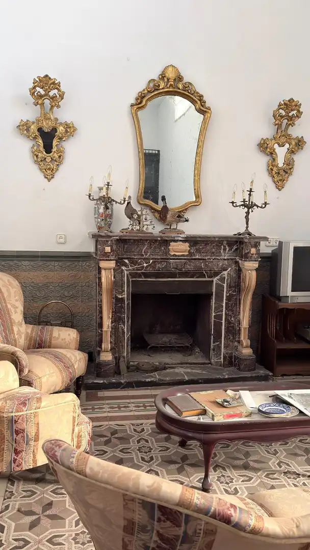 Sala de estar de Casa o chalet en venta en Moguer con Terraza y Balcón
