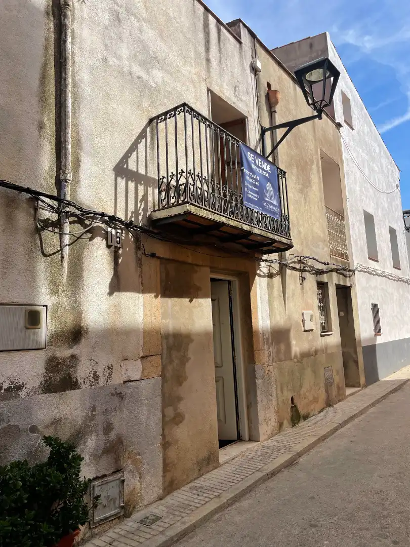 Vista exterior de Casa adosada en venta en Càlig con Terraza, Trastero y Balcón