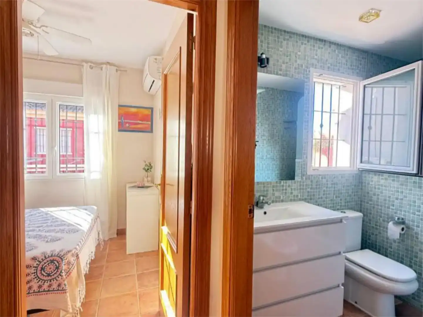 Bathroom of Flat for sale in Pilar de la Horadada  with Air Conditioner and Balcony