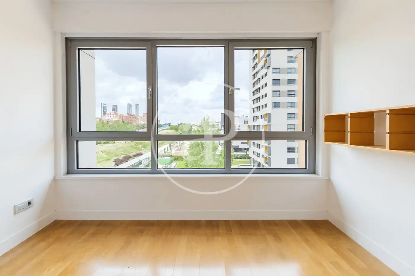 Schlafzimmer von Wohnung zur Miete in Madrid mit Klimaanlage, Heizung und Abstellraum