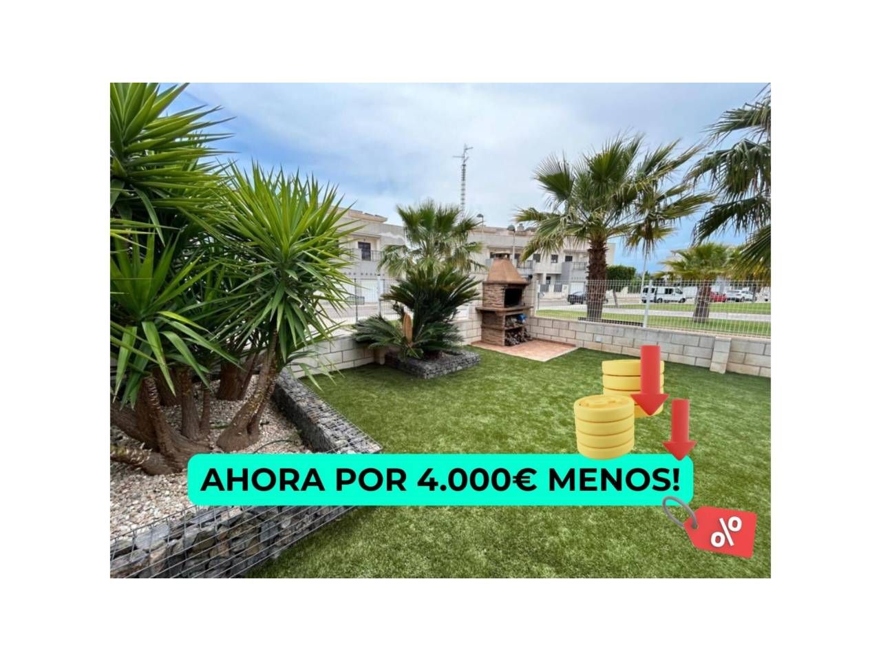 Garden of Flat for sale in San Jorge / Sant Jordi  with Air Conditioner, Terrace and Storage room