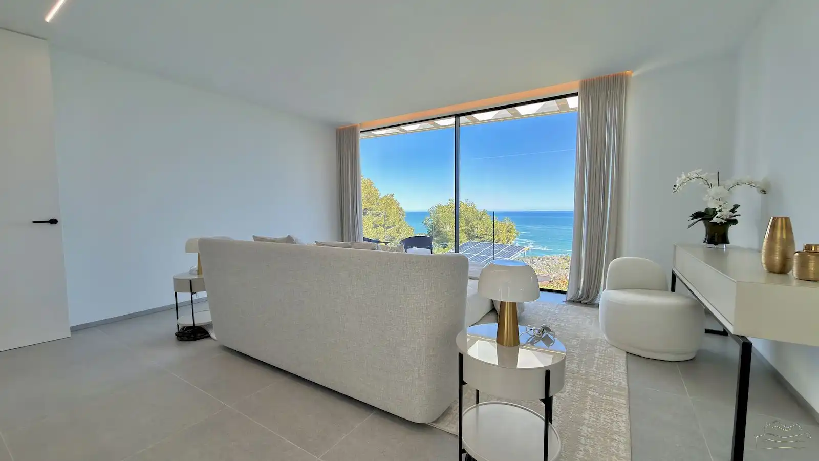 Sala de estar de Casa o chalet en venta en Jávea / Xàbia con Aire acondicionado, Calefacción y Jardín privado