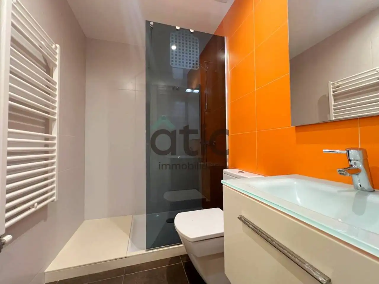 Bathroom of Flat for sale in Sant Joan de Vilatorrada  with Air Conditioner, Heating and Balcony
