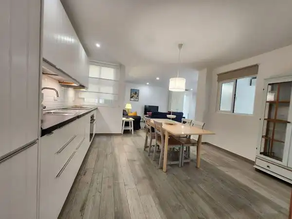 Küche von Wohnung zur Miete in Las Palmas de Gran Canaria mit Möbliert und Waschmaschine