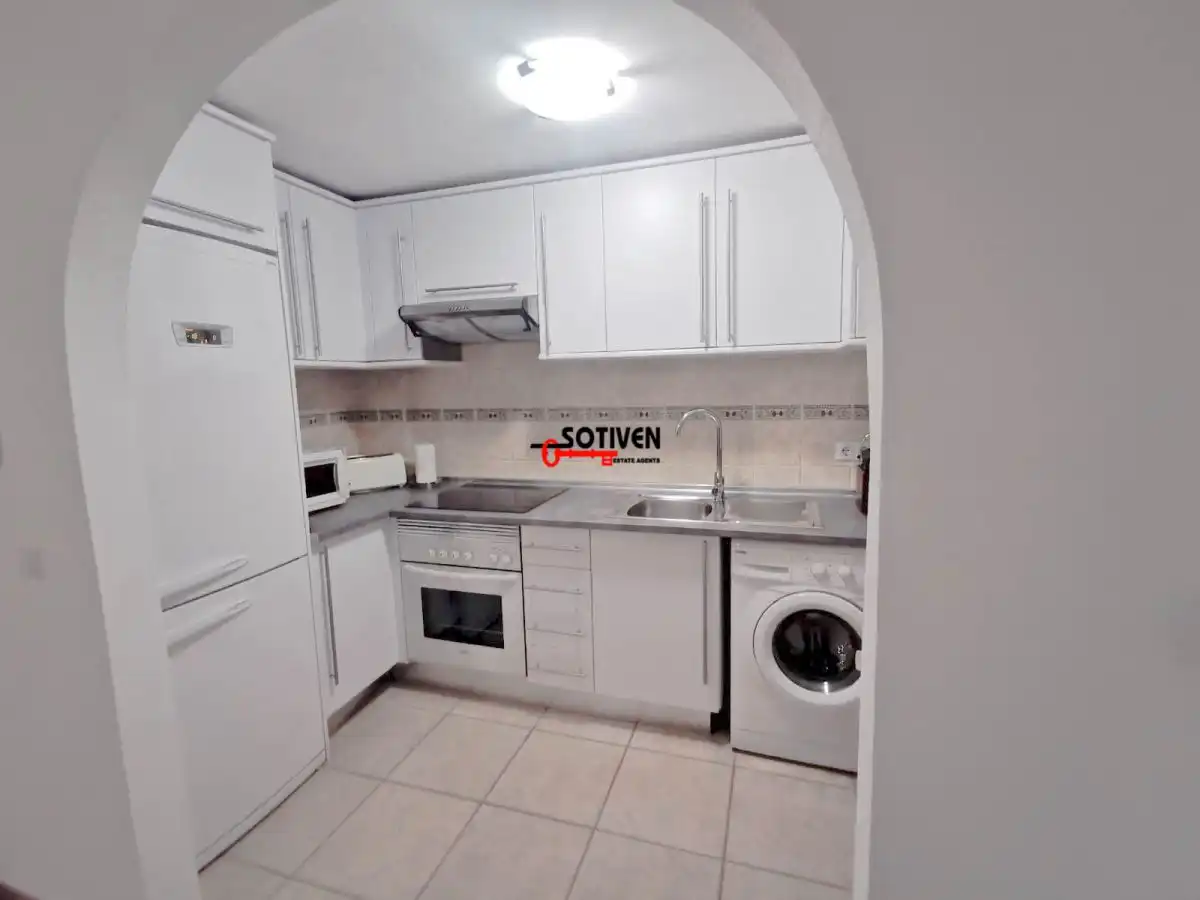 Kitchen of Apartments for rent in Guía de Isora  with Terrace, Furnished and Balcony