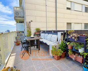 Terrace of Flat for sale in Badalona  with Heating, Terrace and Balcony