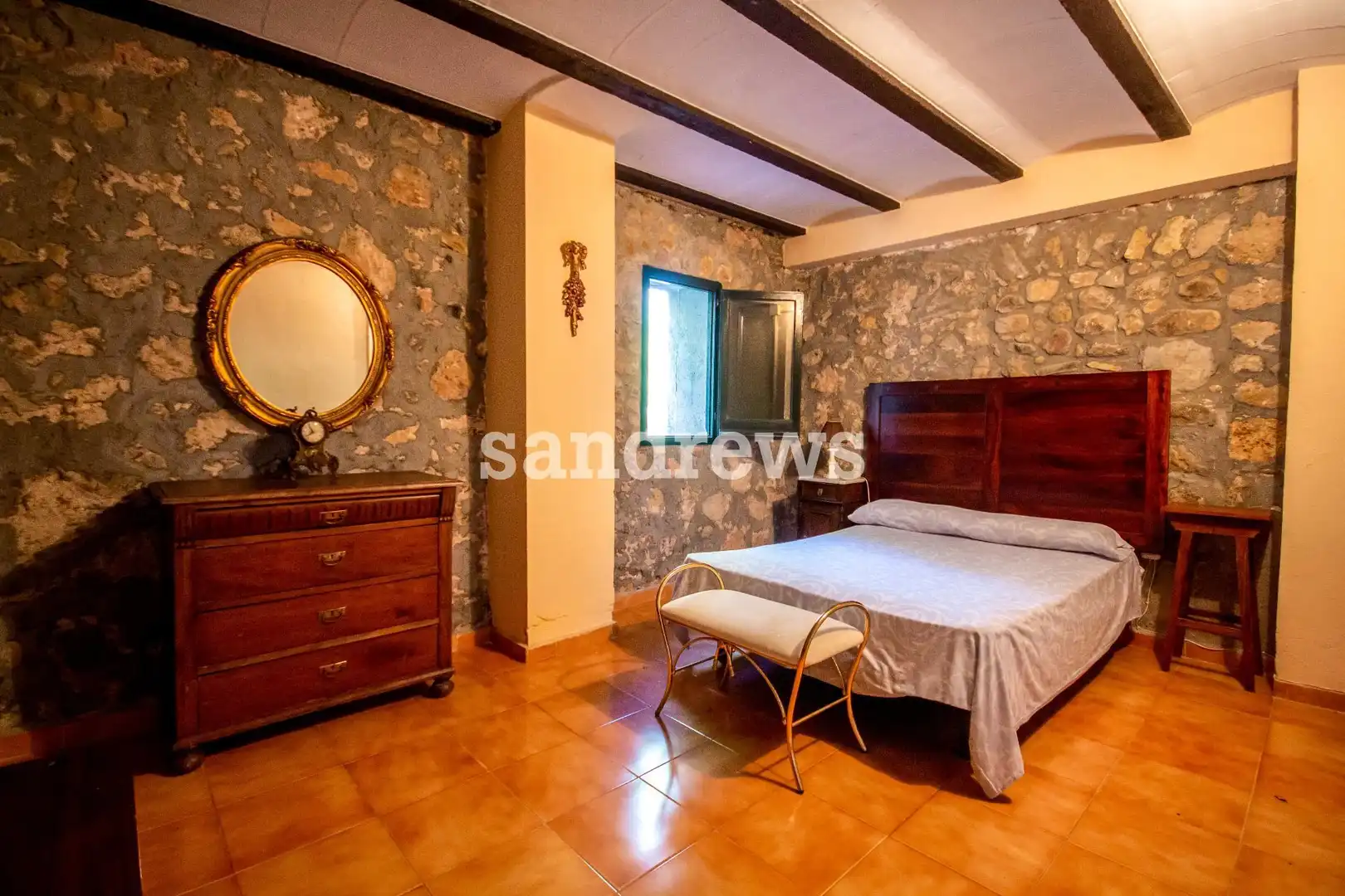 Bedroom of Country homes for sale in Cistella  with Air Conditioner, Private garden and Terrace