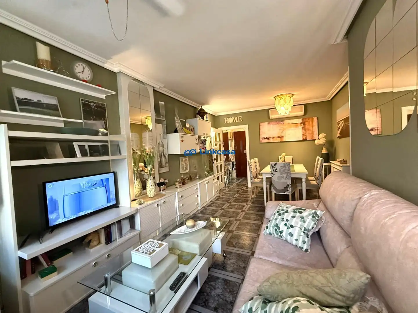 Living room of Flat for sale in Madrid  with Air Conditioner, Heating and Private garden