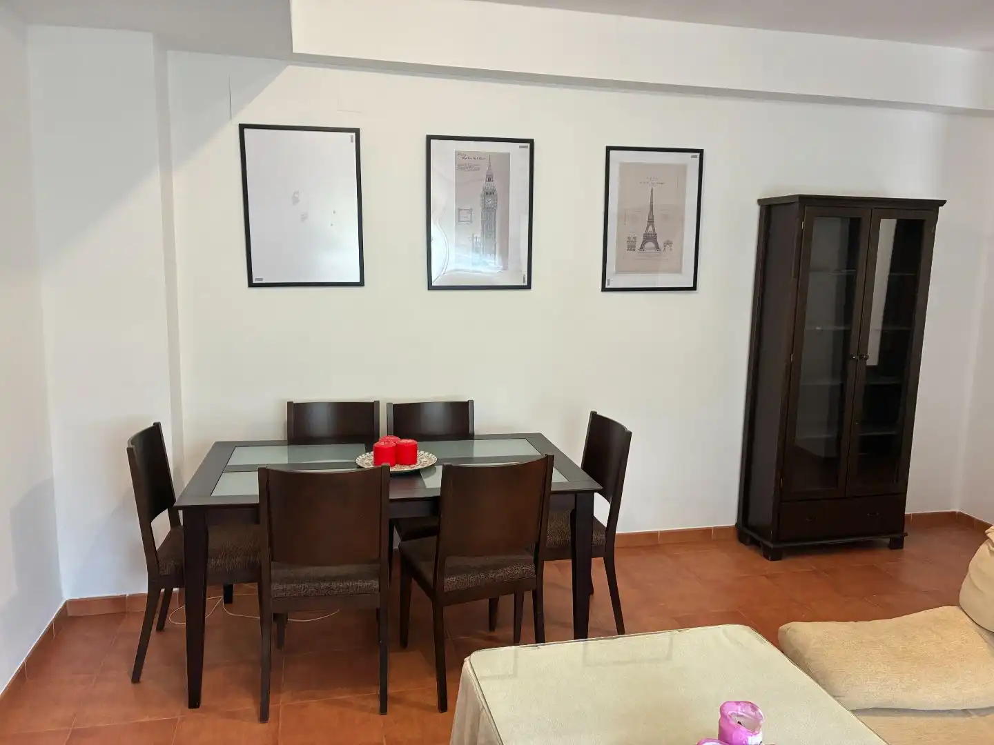 Esszimmer von Maisonette zur Miete in Dos Hermanas mit Klimaanlage, Privatgarten und Abstellraum