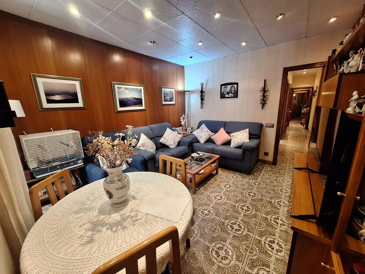 Living room of Flat for sale in  Barcelona Capital  with Balcony