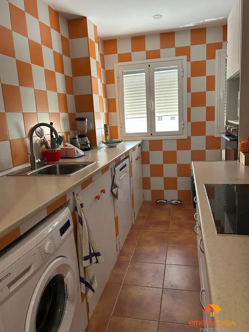 Kitchen of Flat for rent in Mérida  with Air Conditioner, Furnished and Balcony