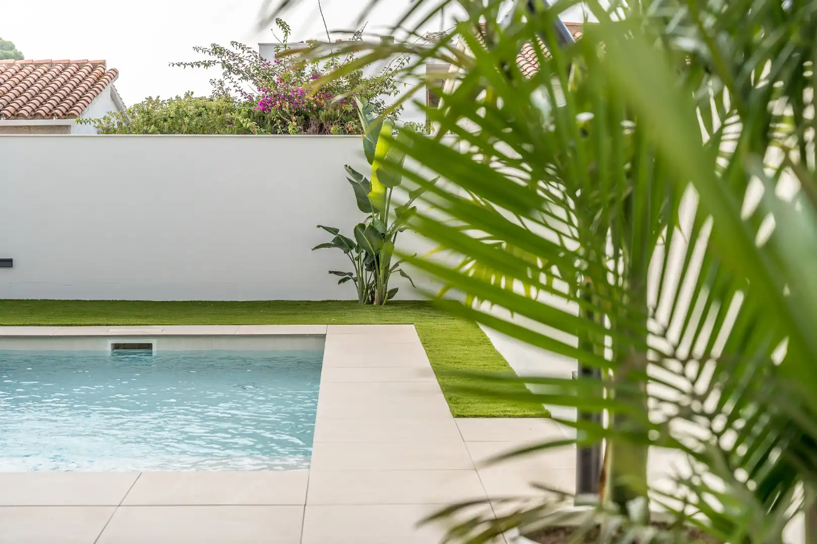 Piscina de Casa adosada de alquiler en Cambrils con Aire acondicionado, Calefacción y Jardín privado