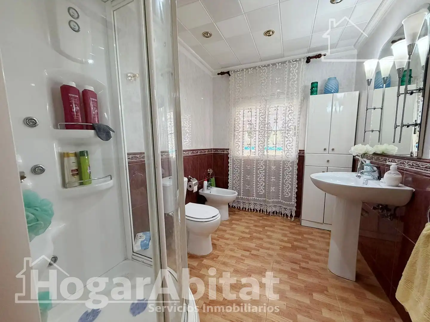 Baño de Casa o chalet en venta en Vilamarxant con Aire acondicionado, Jardín privado y Terraza