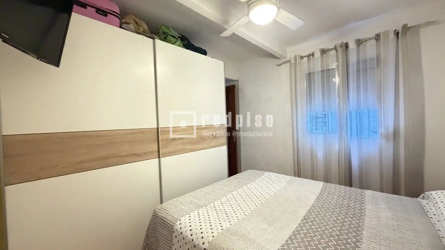 Bedroom of Flat for rent in Leganés  with Air Conditioner, Heating and Terrace