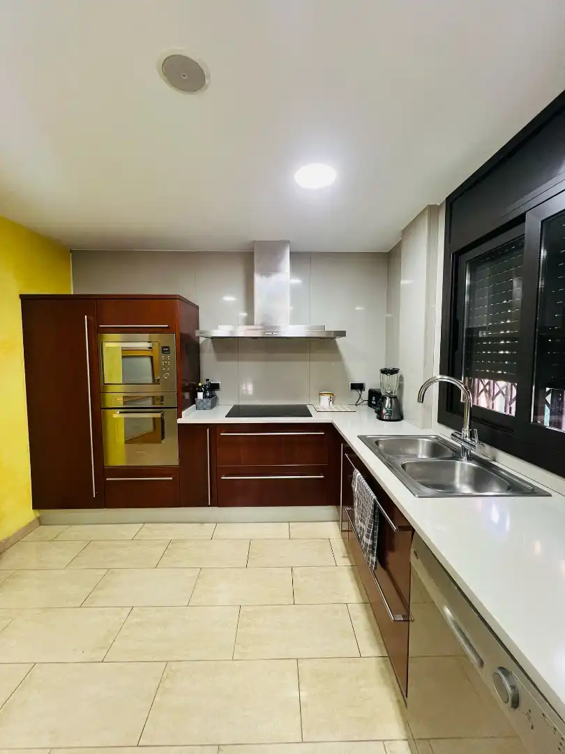 Cuina de Casa o xalet en venda en Pineda de Mar amb Aire condicionat, Calefacció i Jardí privat