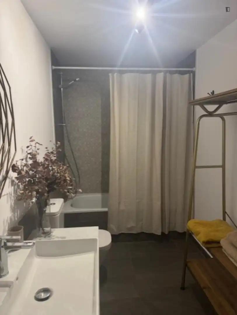 Baño de Apartamento de alquiler en Dos Hermanas con Aire acondicionado, Calefacción y Amueblado