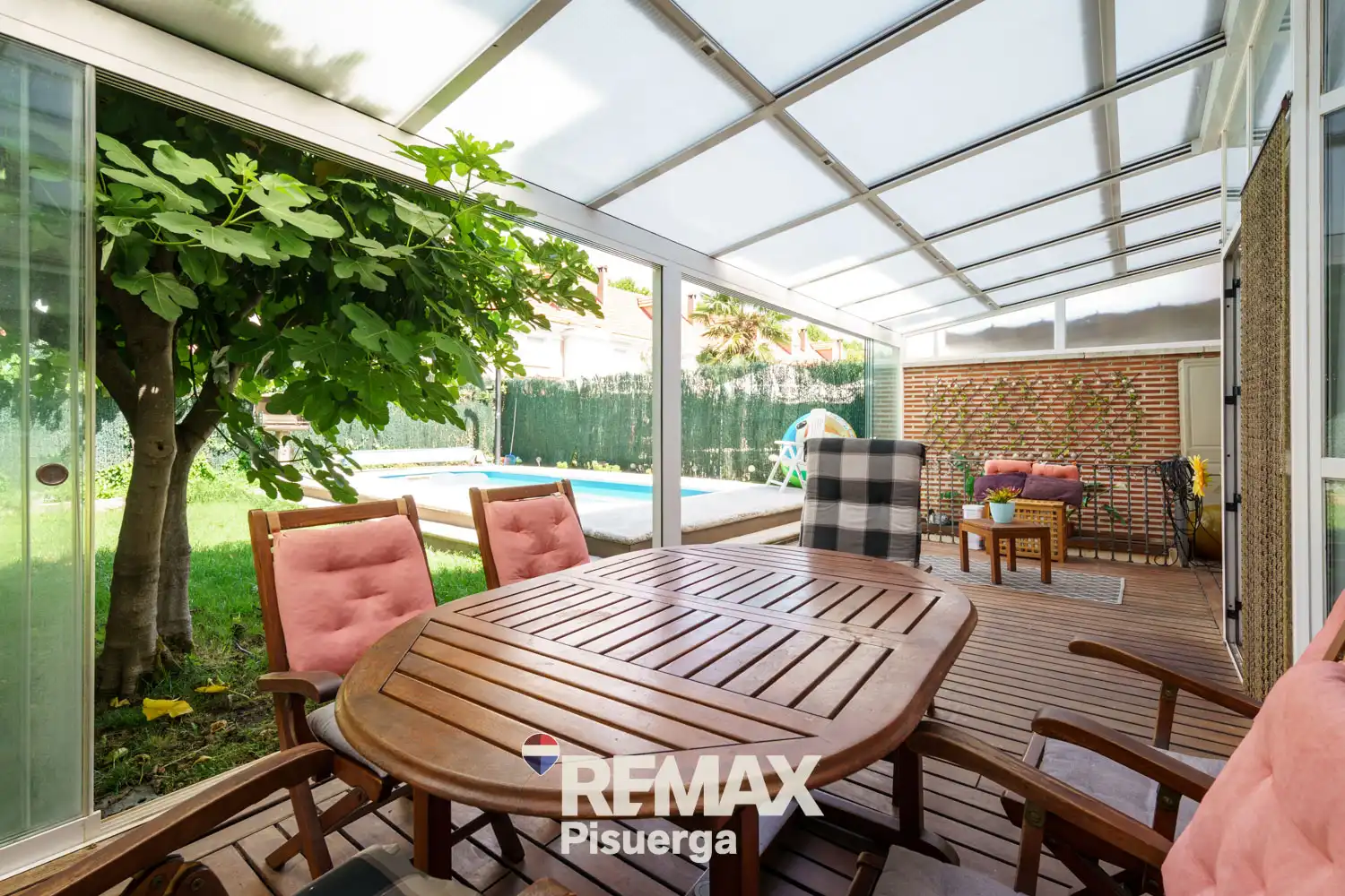 Terraza de Casa o chalet en venta en Arroyo de la Encomienda con Aire acondicionado, Calefacción y Jardín privado