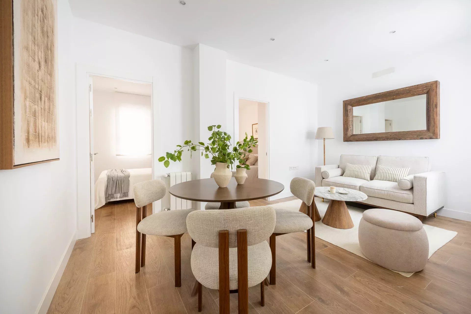 Dining room of Flat for sale in  Madrid Capital  with Air Conditioner, Heating and Furnished