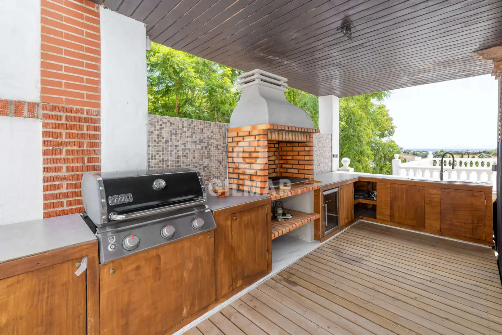 Terraza de Casa o chalet en venta en Estepona con Jardín privado y Piscina