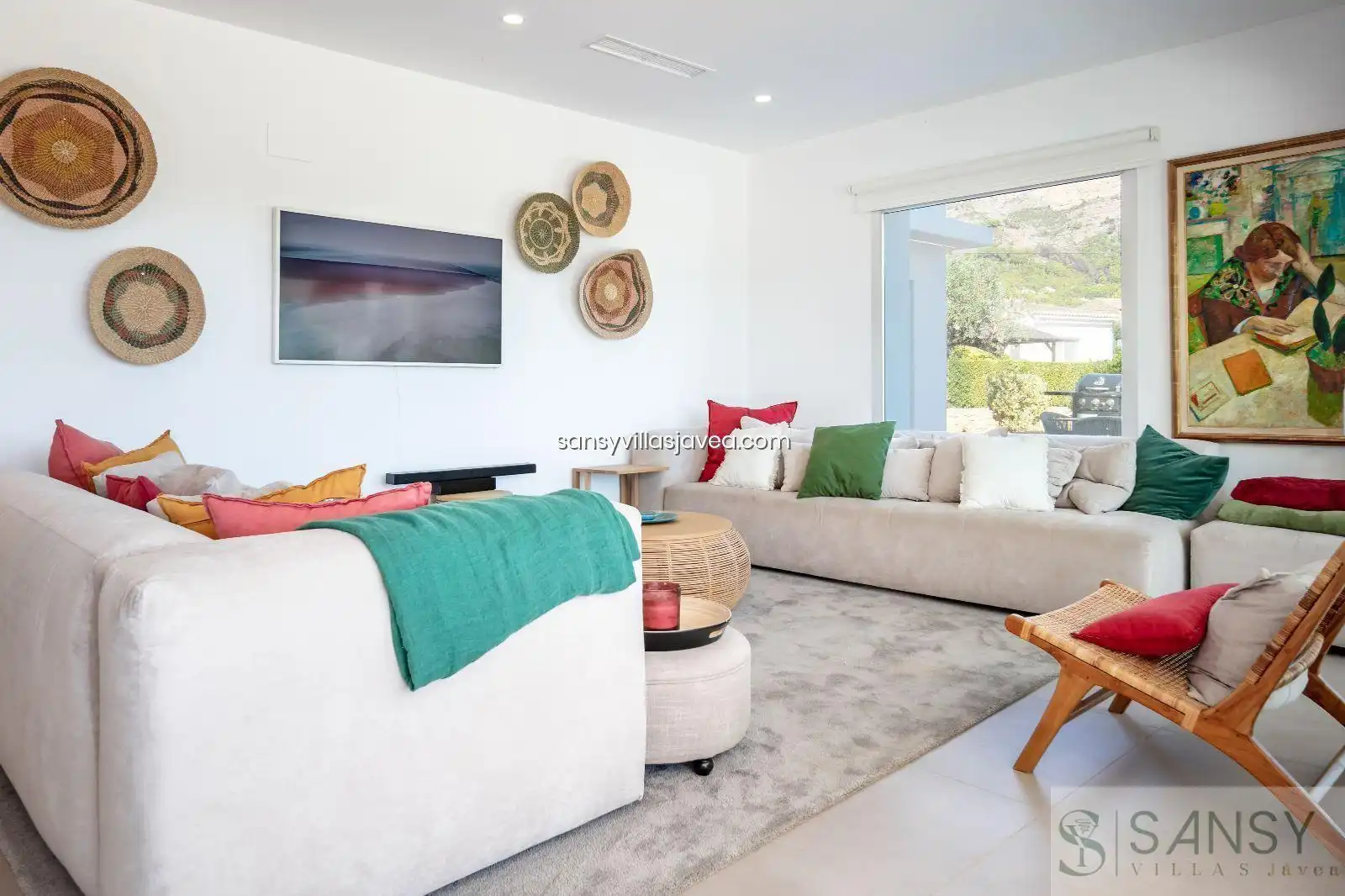 Sala d'estar de Casa o xalet en venda en Jávea / Xàbia amb Aire condicionat i Traster