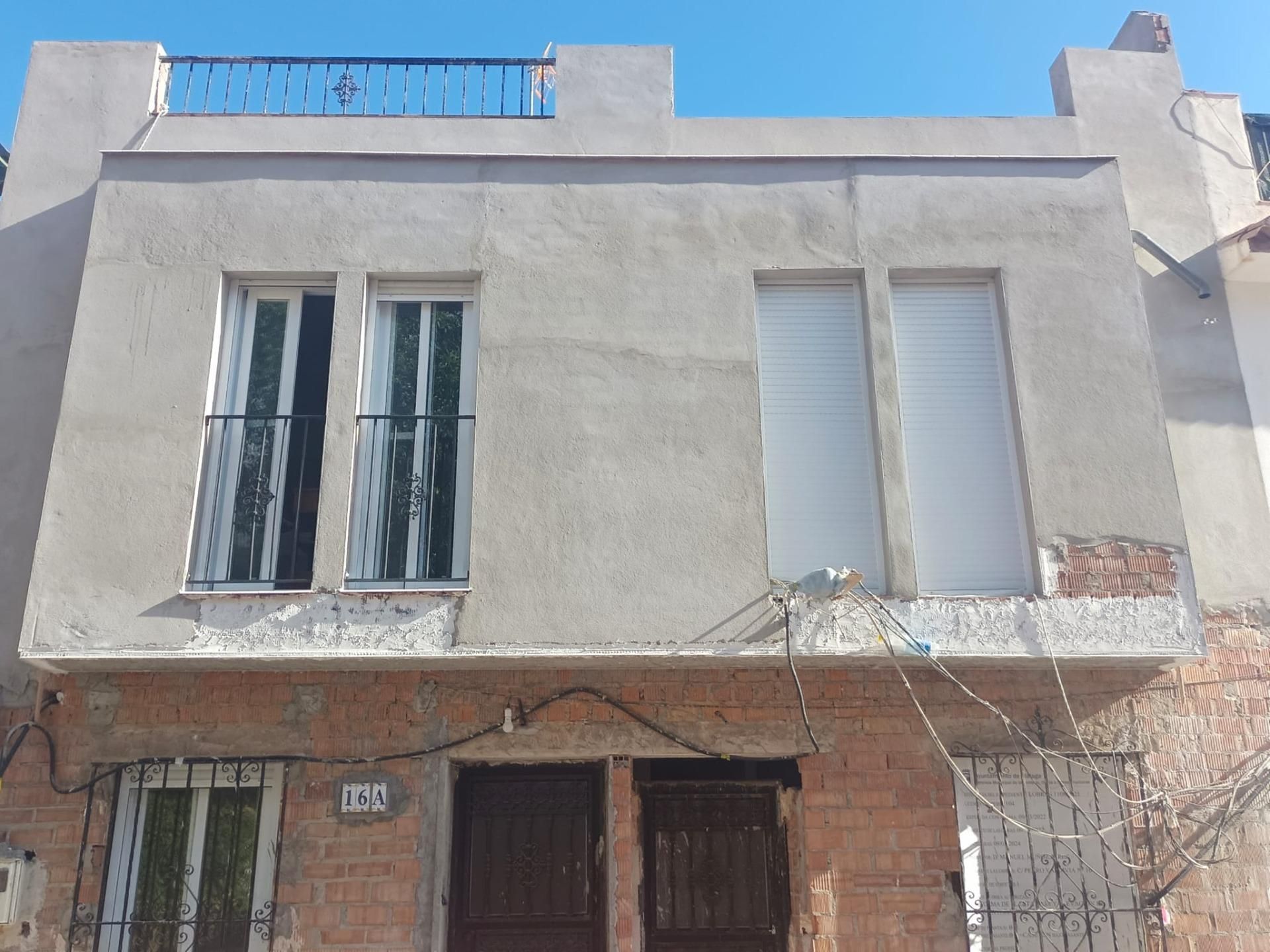 Vista exterior de Casa adosada en venta en Málaga Capital con Terraza, Trastero y Balcón
