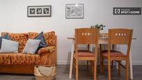 Dining room of Flat to rent in  Madrid Capital  with Air Conditioner, Heating and Pets allowed