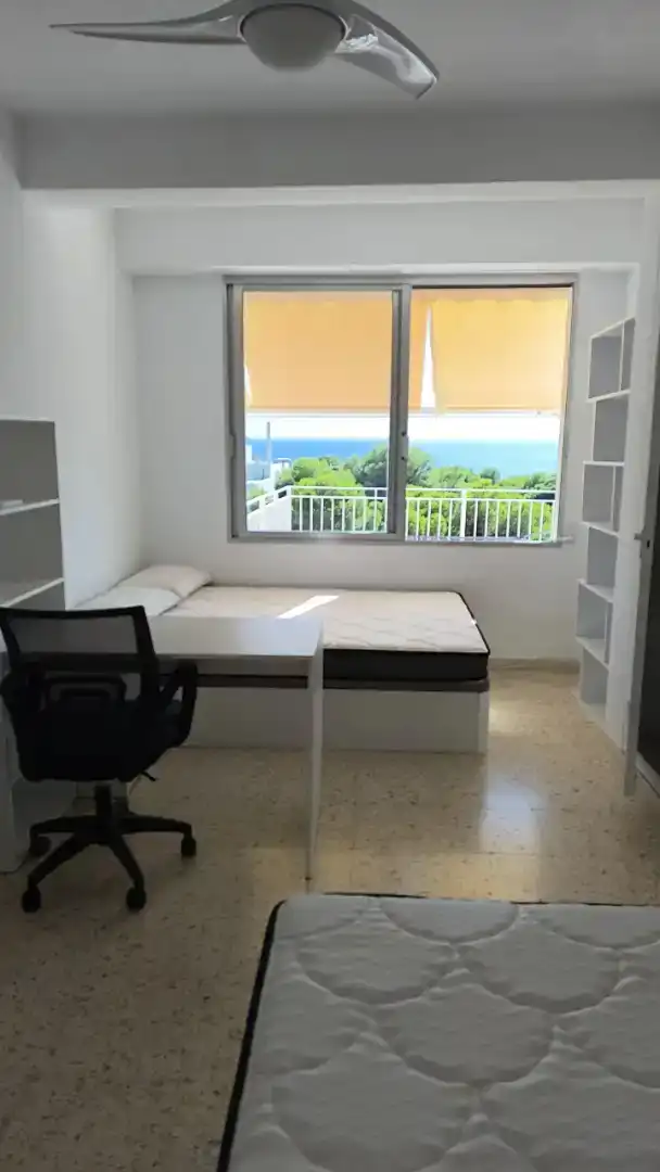 Dormitori de Apartament de lloguer en Oropesa del Mar / Orpesa amb Aire condicionat, Moblat i Forn