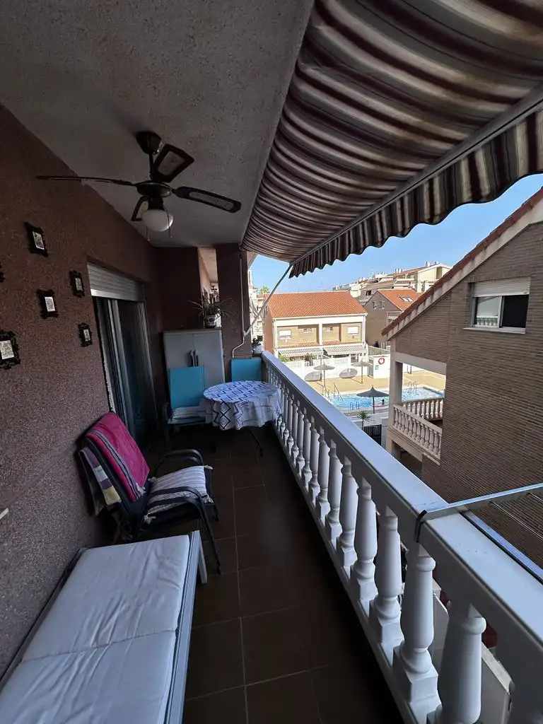 Terrasse von Wohnung zur Miete in Canet d'En Berenguer, Valencia