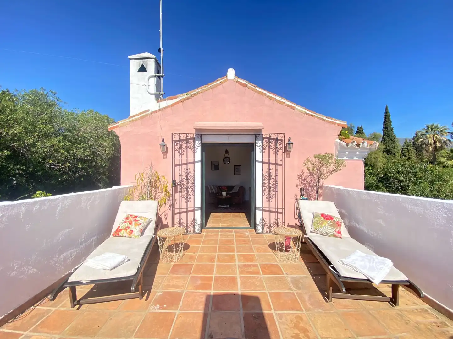 Terraza de Casa adosada en venta en Marbella con Jardín privado, Terraza y Piscina