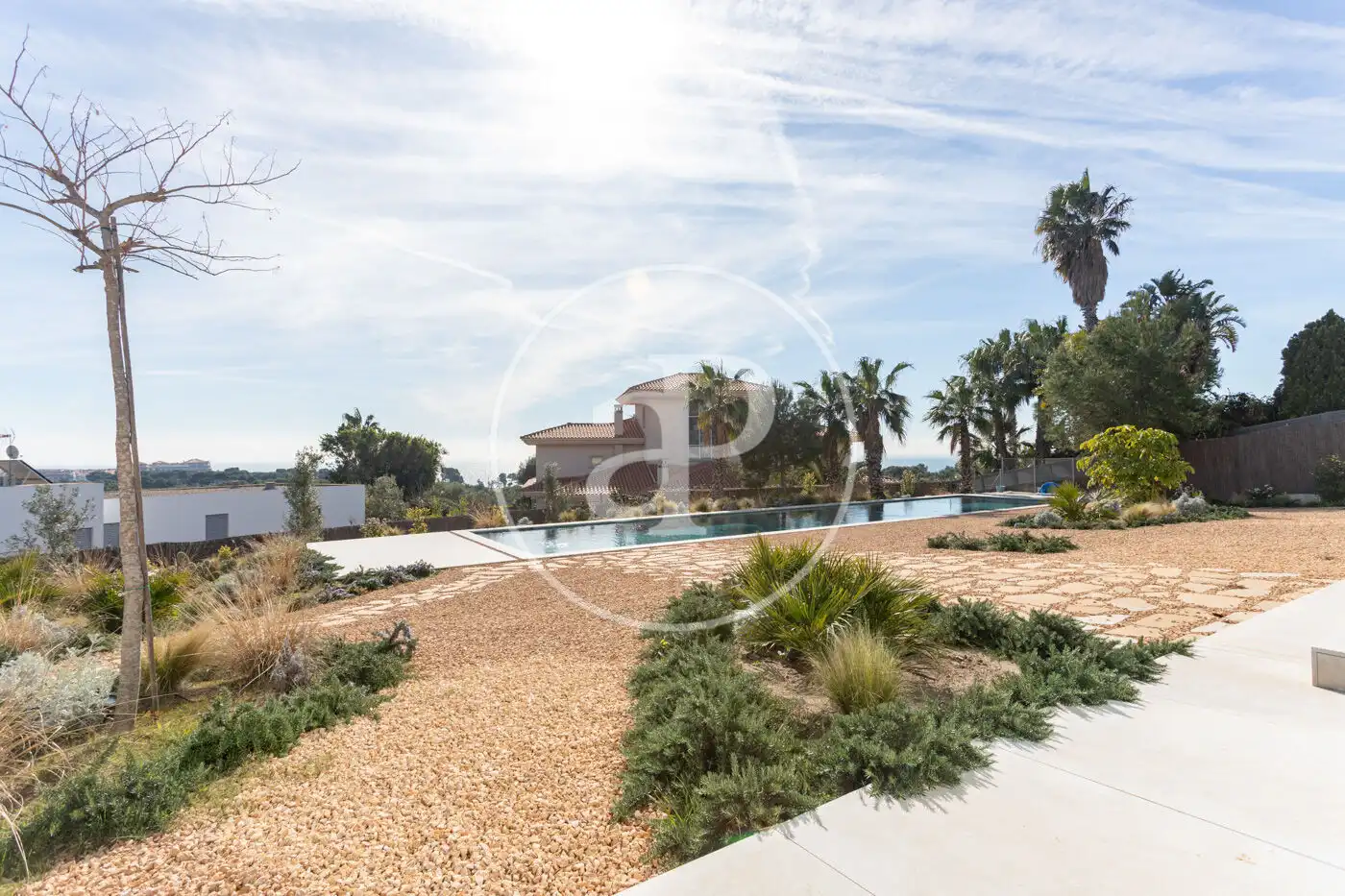 Garden of Houses for rent in Sitges  with Air Conditioner, Heating and Private garden