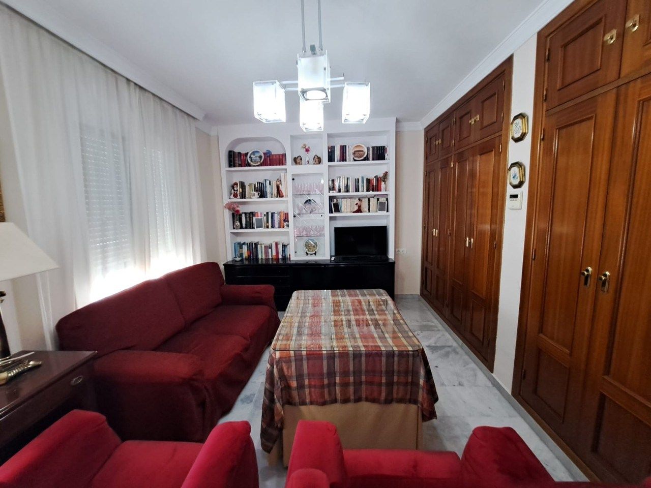 Living room of Flat to rent in Málaga Capital  with Air Conditioner, Terrace and Furnished