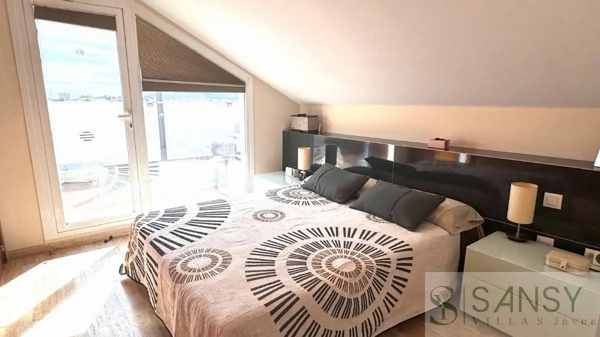 Bedroom of Attic for sale in Jávea / Xàbia  with Air Conditioner, Heating and Terrace