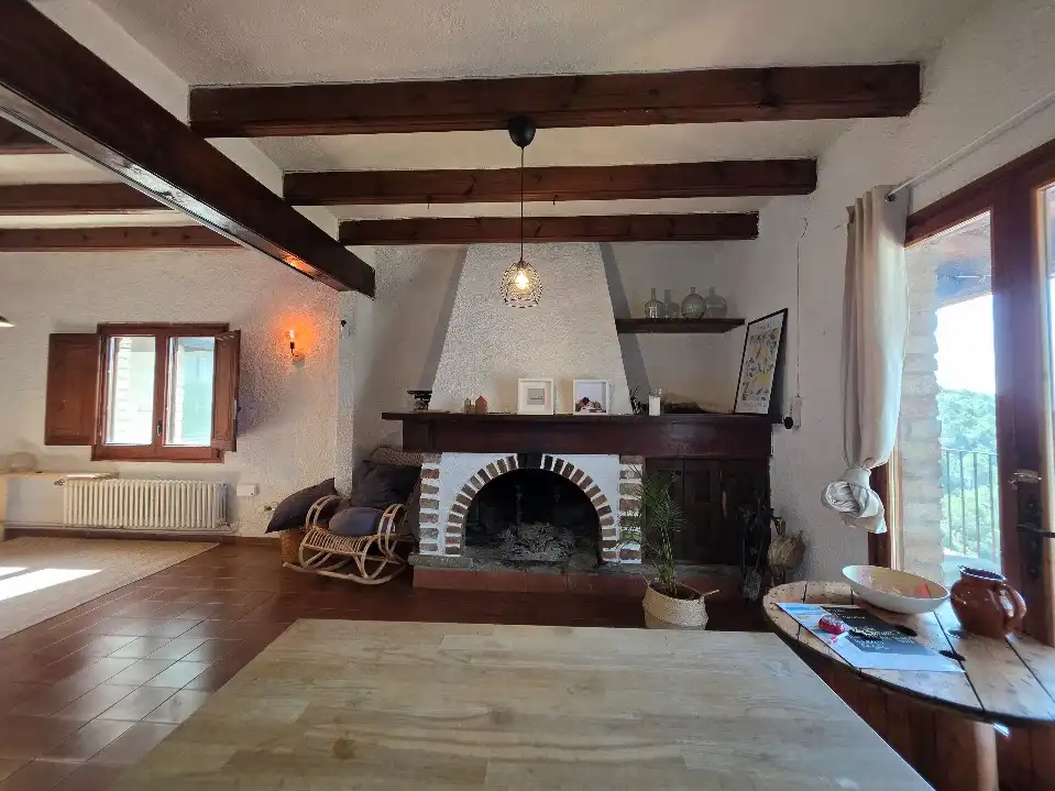 Living room of Country homes for sale in Castellar del Vallès  with Heating, Private garden and Swimming Pool