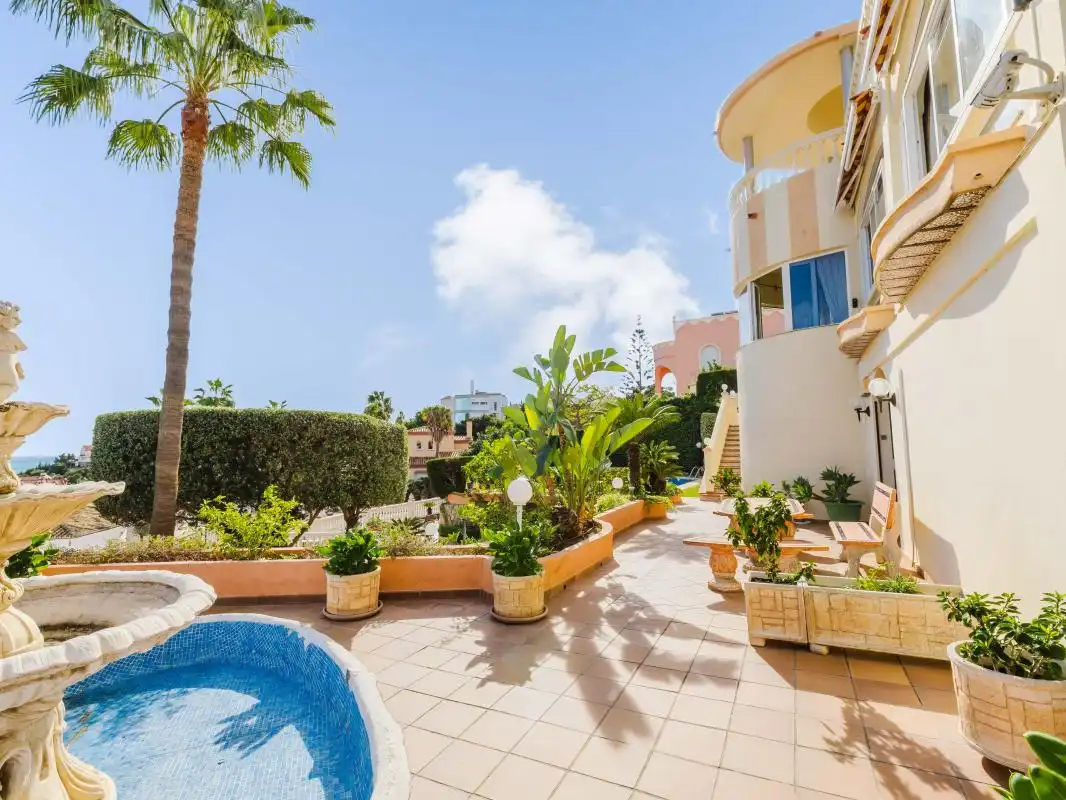 Terraza de Casa o chalet en venta en Benalmádena con Aire acondicionado, Calefacción y Jardín privado