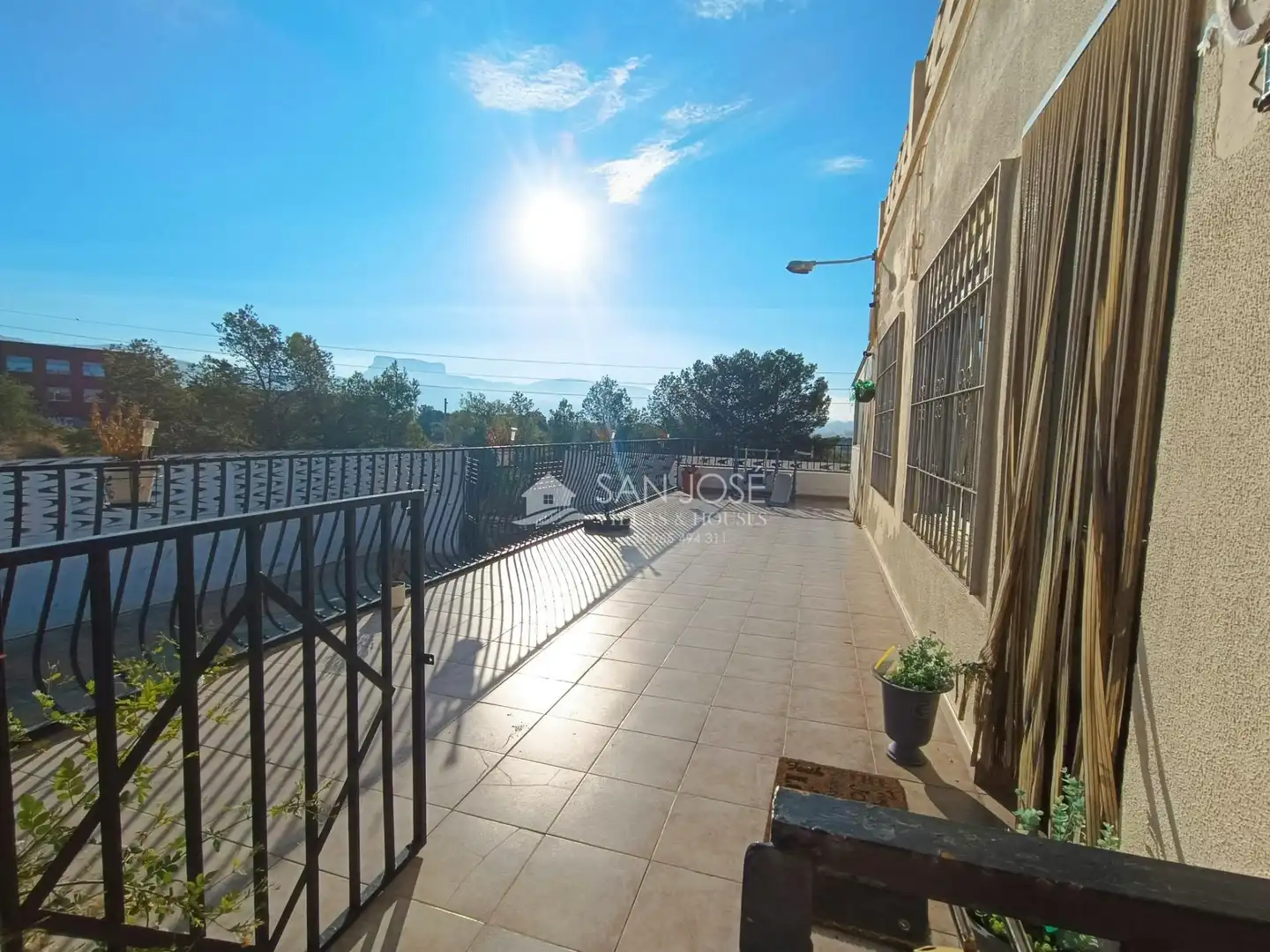 Terrasse von Haus oder Chalet zum Verkauf in Elda mit Klimaanlage