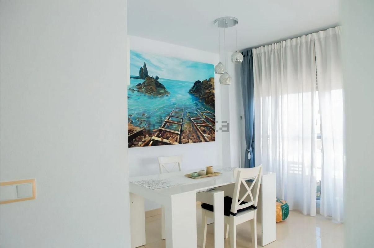 Dining room of Flat to rent in Roquetas de Mar  with Air Conditioner, Heating and Terrace