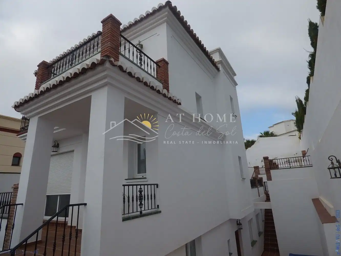Exterior view of Houses for sale in Nerja  with Air Conditioner, Terrace and Storage room