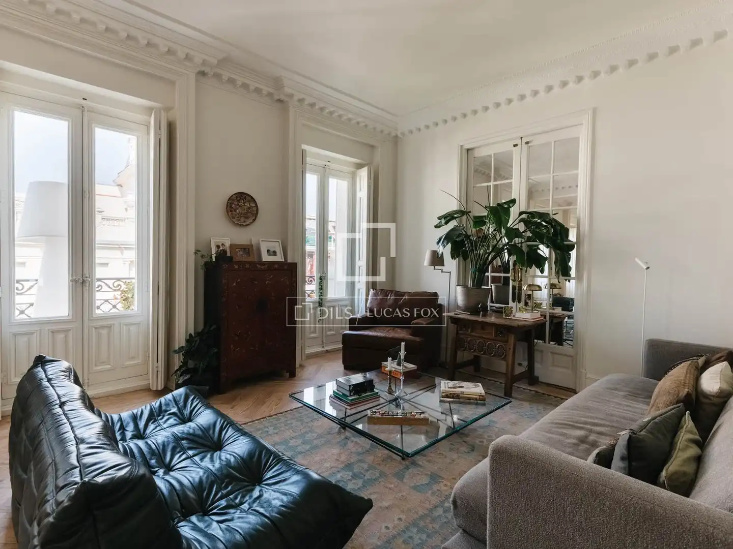 Sala de estar de Piso de alquiler en Salamanca con Aire acondicionado, Amueblado y Balcón
