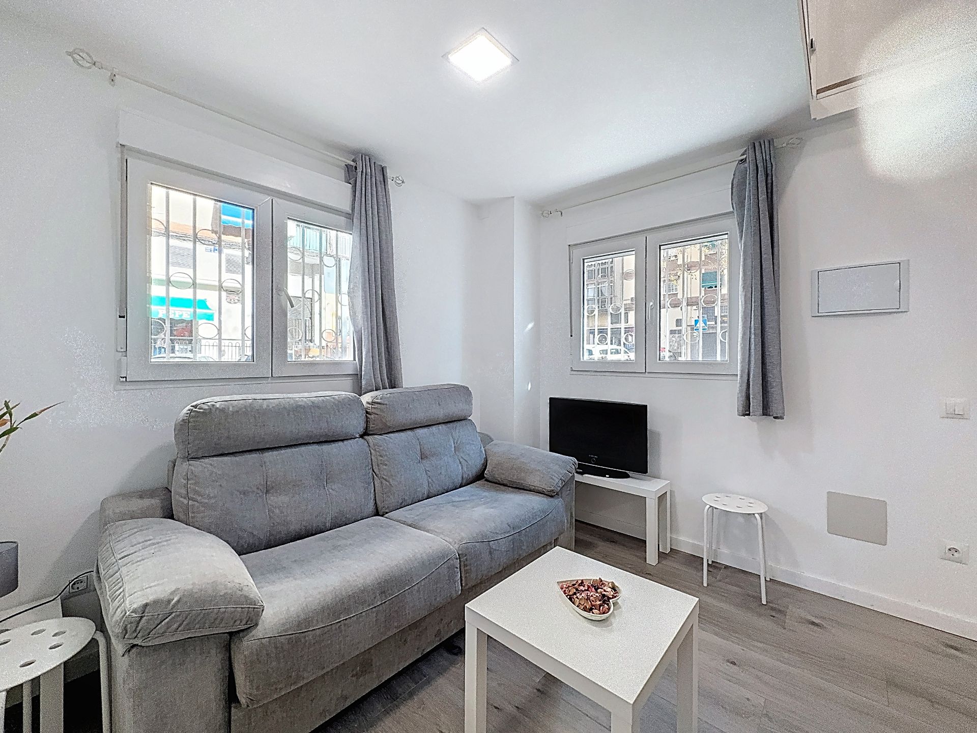 Sala de estar de Loft de alquiler en Málaga Capital con Aire acondicionado, Amueblado y Lavadora