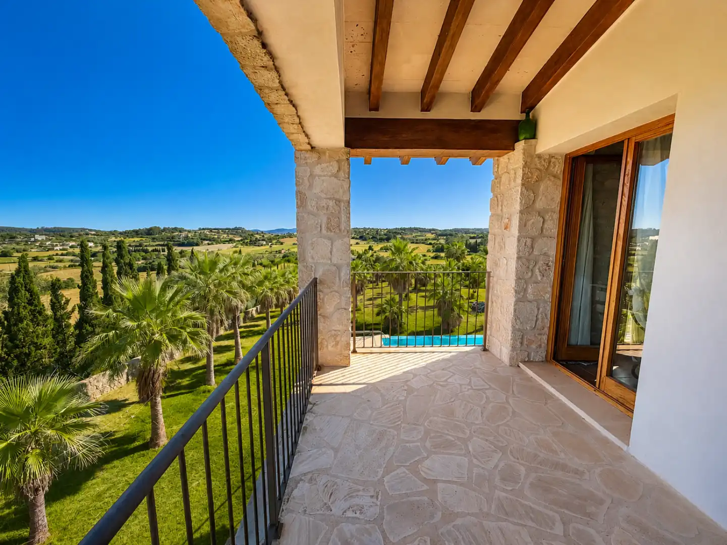 Terrassa de Casa o xalet en venda en Lloret de Vistalegre amb Aire condicionat, Terrassa i Piscina