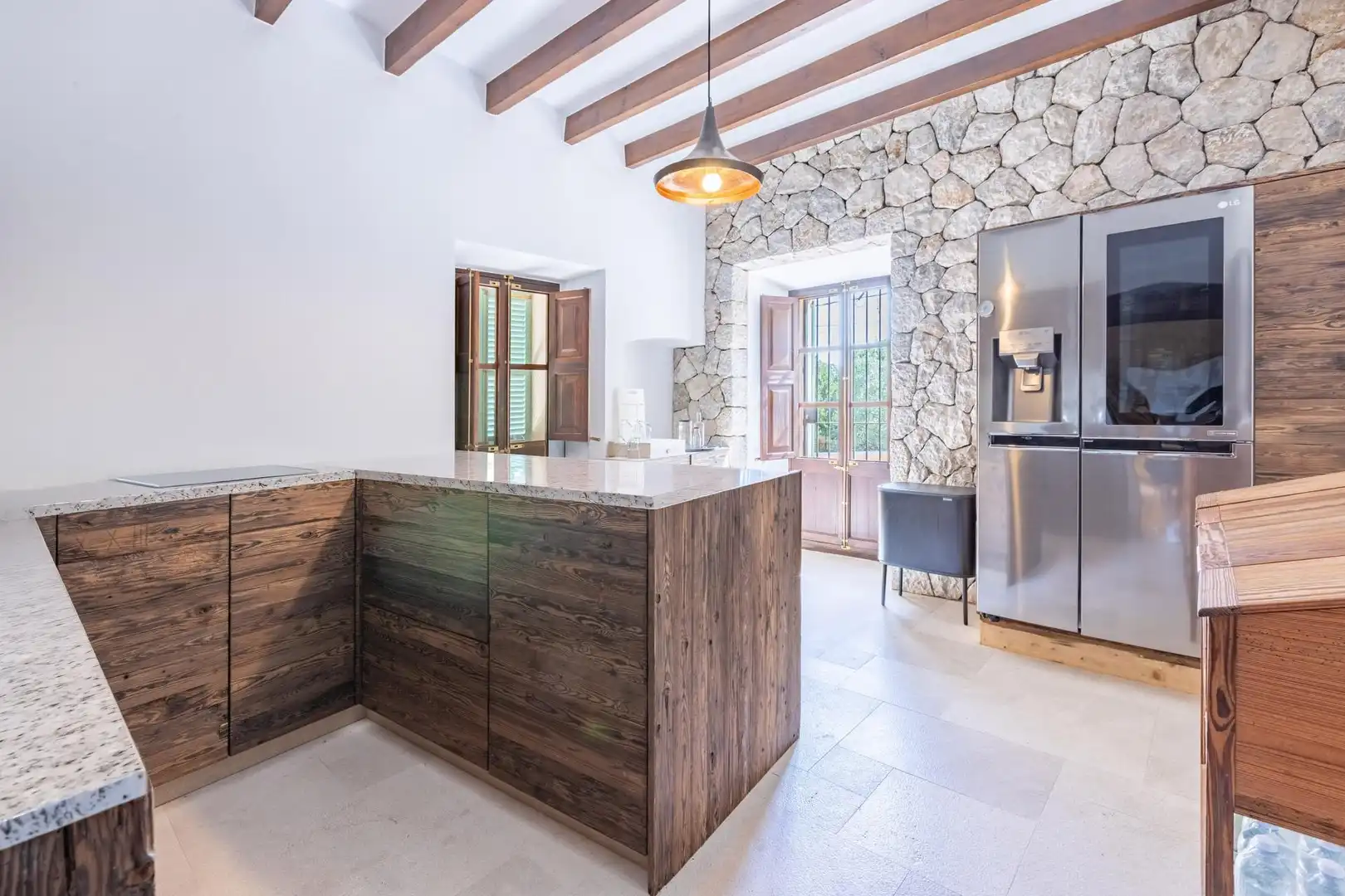 Cuina de Finca rústica en venda en  Palma de Mallorca amb Aire condicionat, Calefacció i Jardí privat